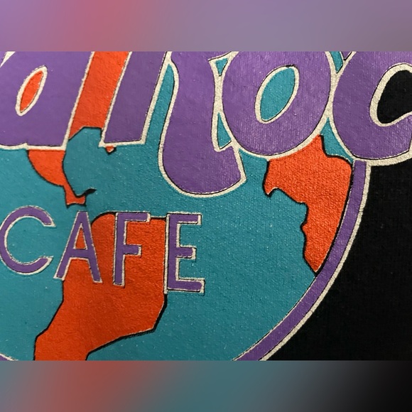 Vintage Hard Rock Cafe London Sweatshirt Crewneck Size XL Black Save The Planet - Picture 6 of 11